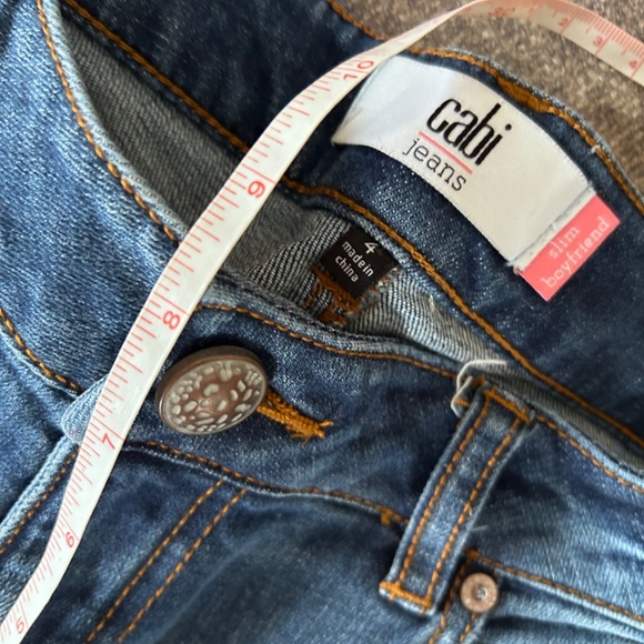 🔶Cabi Slim Boyfriend Patch Look Jeans - Picture 14 of 14
